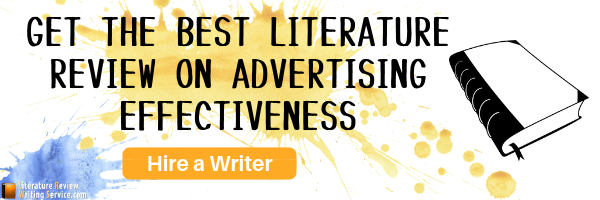 literature review on effectiveness of advertising