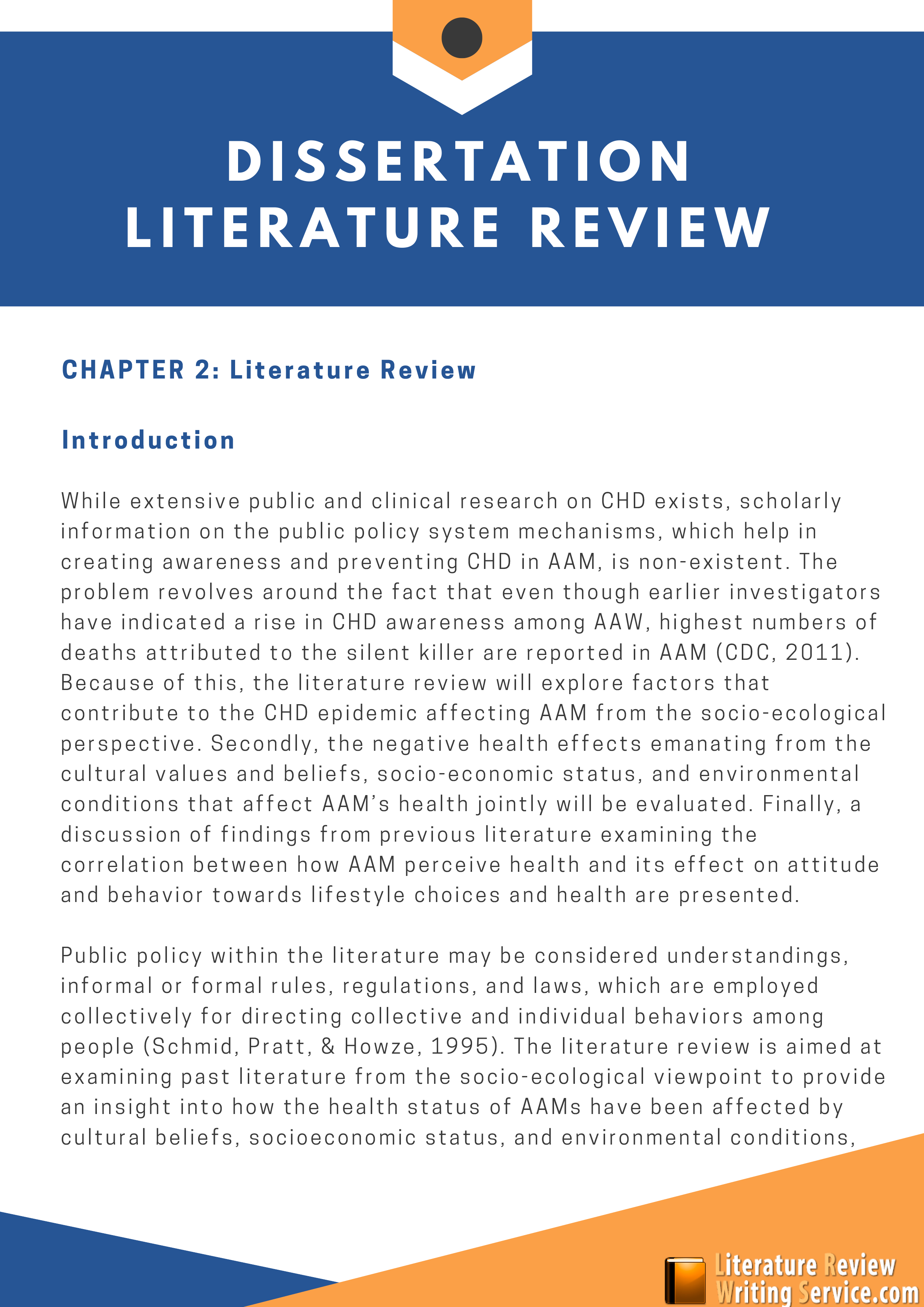 writing the introduction of a literature review