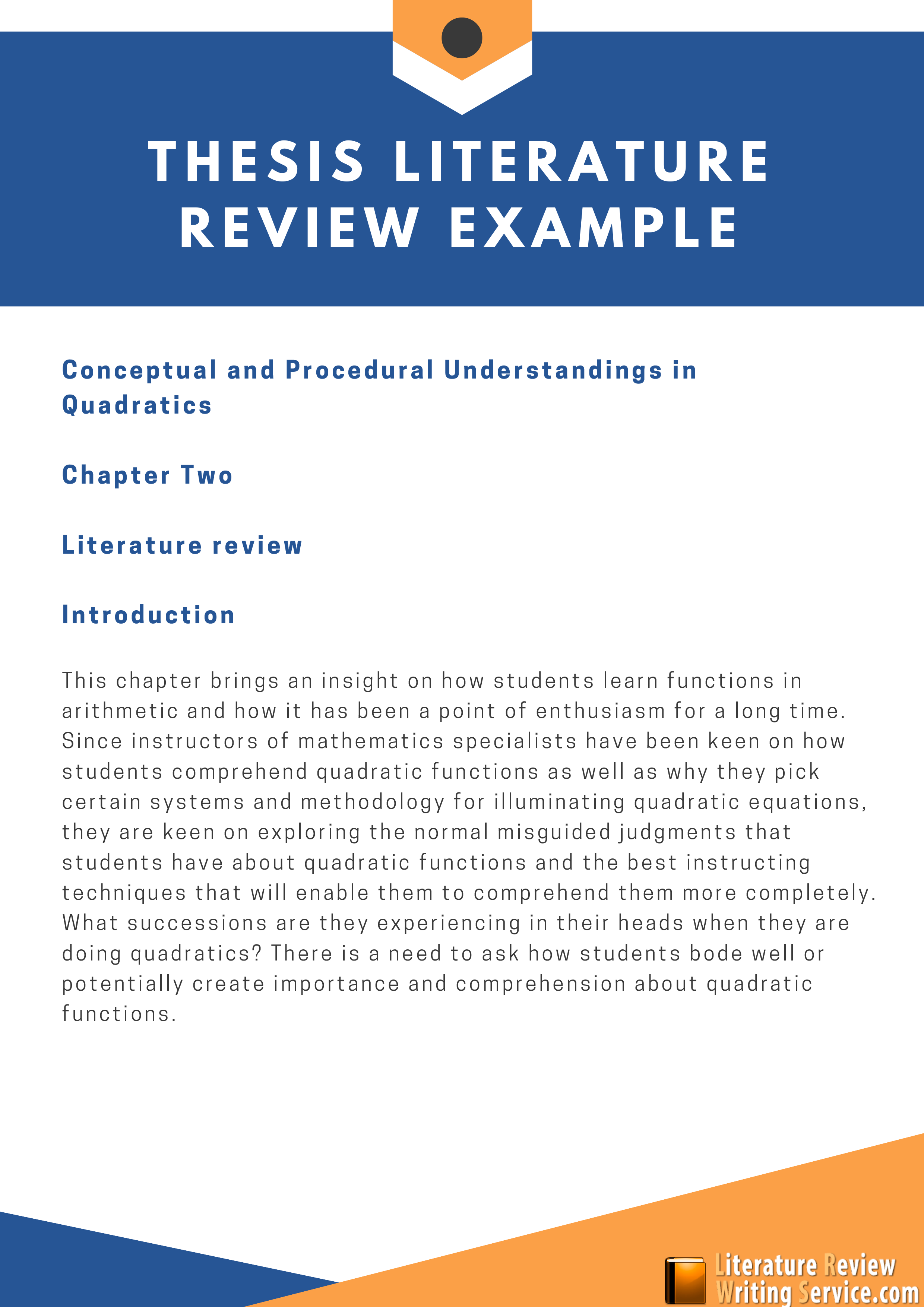  Literature Review Format Example Your First Literature Review 2019 